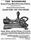 The Woodward Steam-Pump Manufacturing Company: Werbung 1870