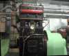 Dampfmaschine: Dampfmotor: Ansicht (Maschinenraum der 