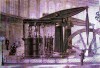 Dampfmaschine: Ansicht auf der Pariser Weltausstellung