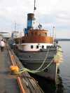 Schiffsdampfmaschine: Schiffsdampfmaschine: Schiff am Anleger im Hafen Oslo