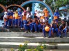 Dampfmaschine: Zucker-Museum Gondang Baru mit Schulklasse